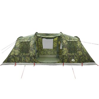 Tunneltent 6-persoons waterdicht camouflage 6