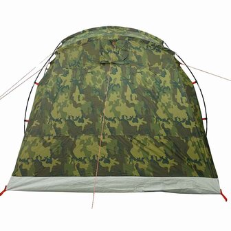 Tunneltent 6-persoons waterdicht camouflage 8