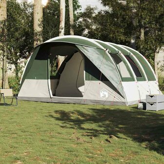 Tunneltent 5-persoons waterdicht groen 3