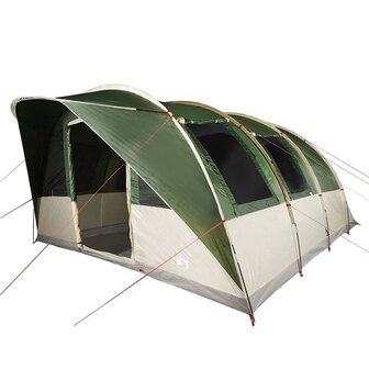 Tunneltent 5-persoons waterdicht groen 4