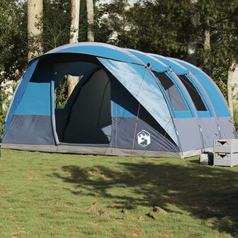 Tunneltent 5-persoons waterdicht blauw 1