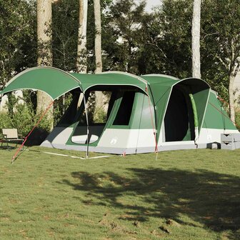 Tunneltent 5-persoons waterdicht groen 1