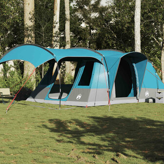 Tunneltent 5-persoons waterdicht blauw 1