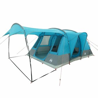 Tunneltent 5-persoons waterdicht blauw 3