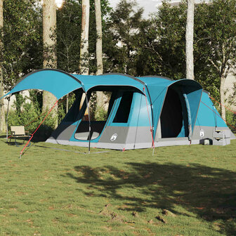 Tunneltent 5-persoons waterdicht blauw 4