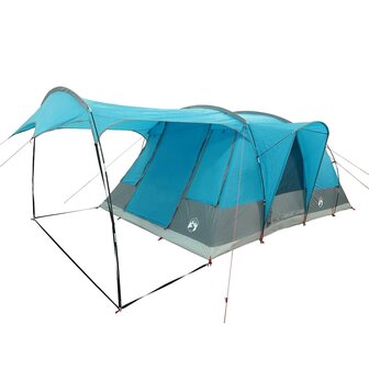 Tunneltent 5-persoons waterdicht blauw 5