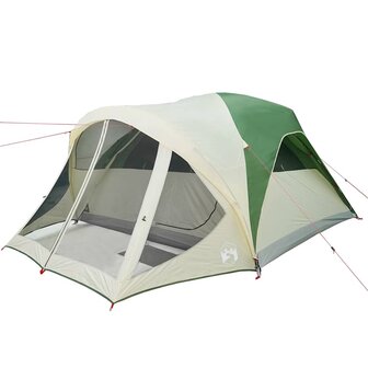 Tunneltent 6-persoons waterdicht groen 4