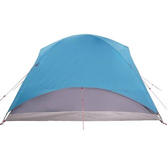 Tunneltent 6-persoons waterdicht blauw 9