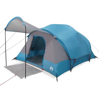 Tunneltent voor gezin 8-persoons waterdicht blauw 2