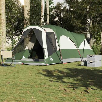 Tunneltent 8-persoons waterdicht groen 1