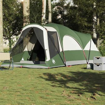 Tunneltent 8-persoons waterdicht groen 4