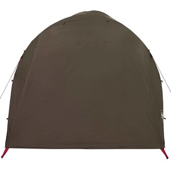 Tunneltent 6-persoons waterdicht bruin 6
