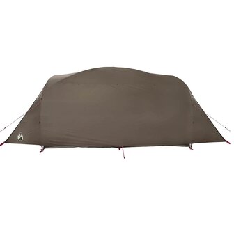 Tunneltent 6-persoons waterdicht bruin 7