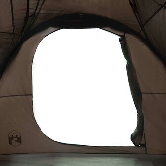 Tunneltent 6-persoons waterdicht bruin 9