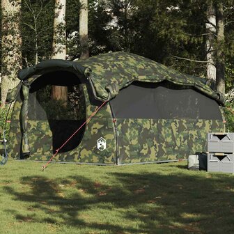Tunneltent 6-persoons waterdicht camouflage 1