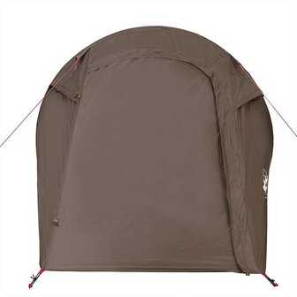 Tunneltent 3-persoons waterdicht bruin 7