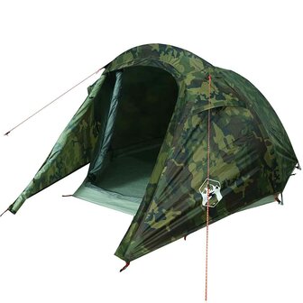 Tunneltent 2-persoons waterdicht camouflage 4