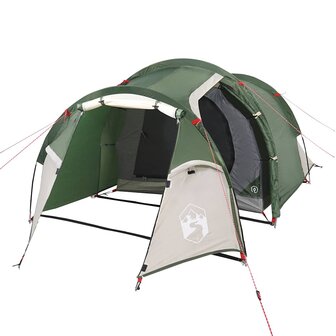 Tunneltent 3-persoons waterdicht groen 4