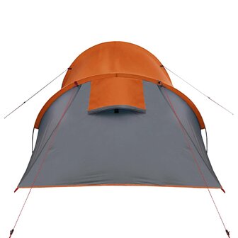 Tunneltent 3-persoons waterdicht oranje 9
