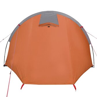 Tunneltent 4-persoons waterdicht oranje 9