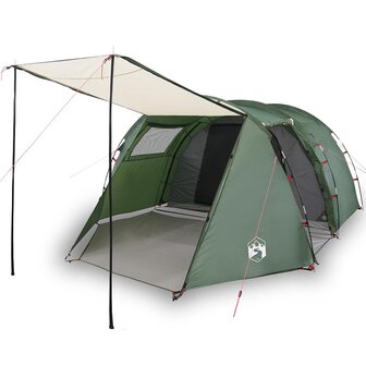 Tunneltent 4-persoons waterdicht groen 2
