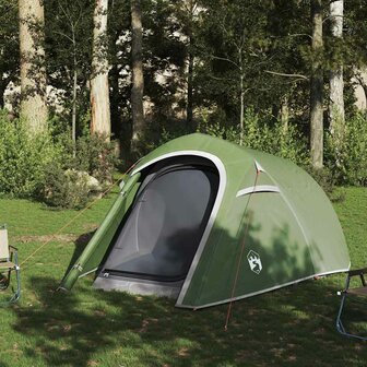 Tunneltent 3-persoons waterdicht groen 3