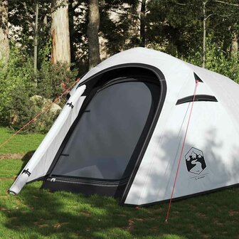 Tunneltent 3-persoons waterdicht verduisterend stof wit 1