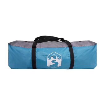 Tunneltent 2-persoons waterdicht blauw 8