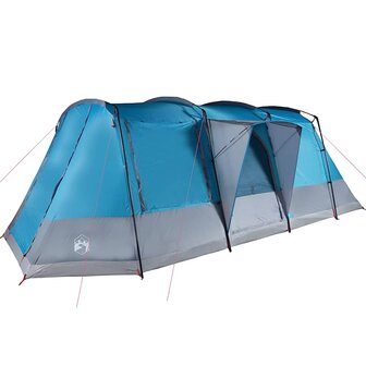 Tunneltent 4-persoons waterdicht blauw 5