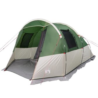 Tunneltent 4-persoons waterdicht groen 2