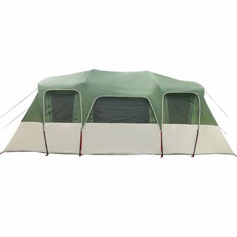 Tunneltent 16-persoons waterdicht groen 9