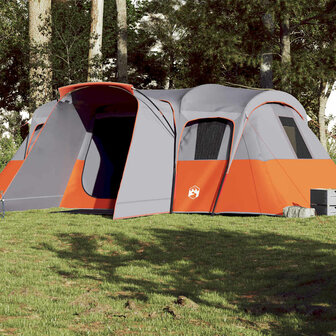 Tunneltent 16-persoons waterdicht grijs 1