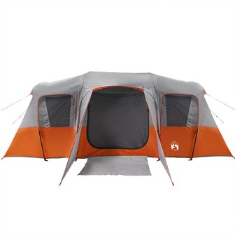Tunneltent 16-persoons waterdicht grijs 6