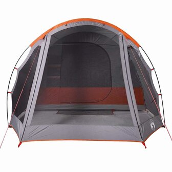 Tunneltent 8-persoons waterdicht grijs 6