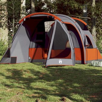 Tunneltent 4-persoons waterdicht grijs 1