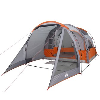 Tunneltent 4-persoons waterdicht grijs 4