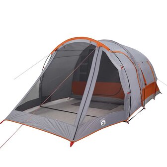 Tunneltent 4-persoons waterdicht grijs 5