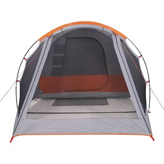 Tunneltent 4-persoons waterdicht grijs 6