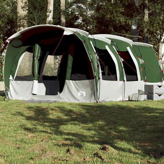 Tunneltent 8-persoons waterdicht groen 1