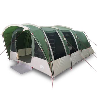 Tunneltent 8-persoons waterdicht groen 2