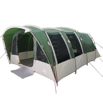 Tunneltent 8-persoons waterdicht groen 3