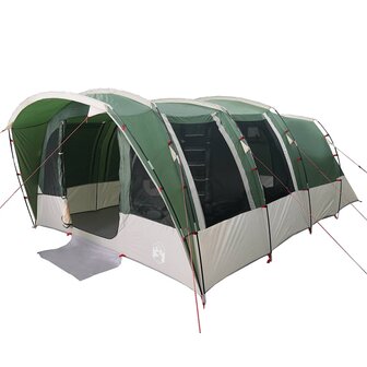 Tunneltent 8-persoons waterdicht groen 4
