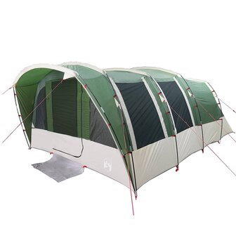 Tunneltent 8-persoons waterdicht groen 5