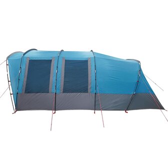 Tunneltent voor gezin 8-persoons waterdicht blauw 9