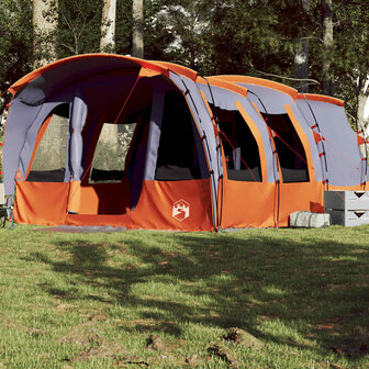 Tunneltent 8-persoons waterdicht grijs 1