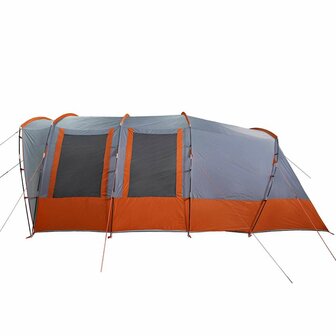 Tunneltent 8-persoons waterdicht grijs 9
