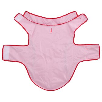 Hondenregenjas met reflecterende strips polyester rood 2XL 5