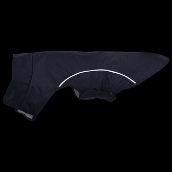 Hondenregenjas met reflecterende strips polyester blauw XS 7