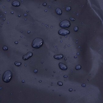 Hondenregenjas met reflecterende strips polyester blauw XS 9