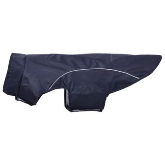 Hondenregenjas met reflecterende strips polyester blauw XL 6